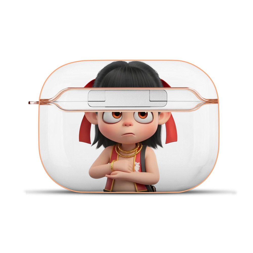 （画像用） Ne Zha 2 ナタ 魔童の大暴れ 【AirPods Pro用】ハードシェル保護ケース｜耐衝撃・防指紋・カラビナ付き商品仕様