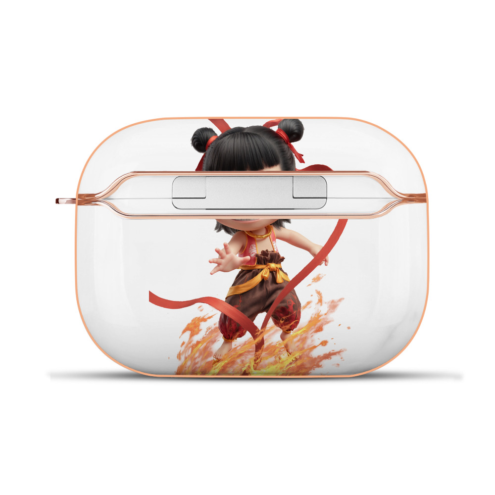 （画像用） Ne Zha 2 ナタ 魔童の大暴れ 【AirPods Pro用】ハードシェル保護ケース｜耐衝撃・防指紋・カラビナ付き商品仕様