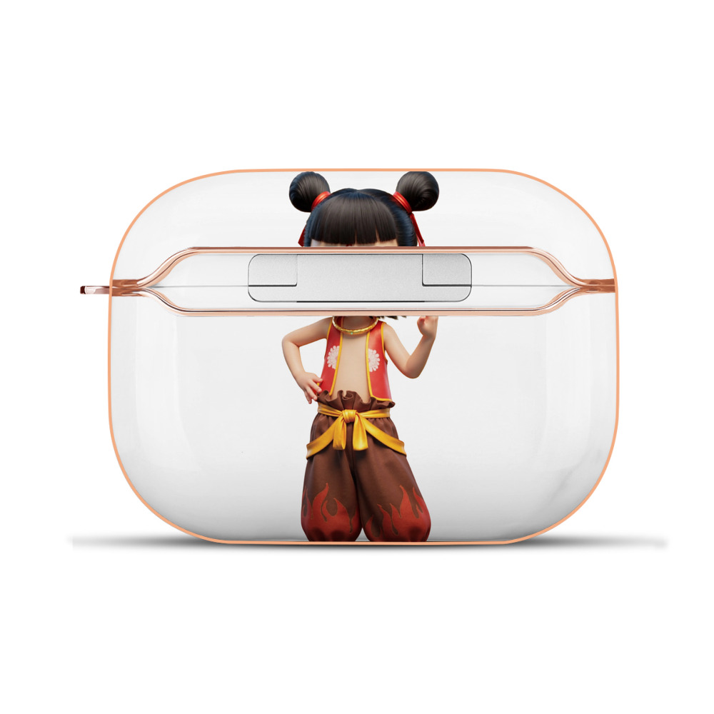 （画像用） Ne Zha 2 ナタ 魔童の大暴れ 【AirPods Pro用】ハードシェル保護ケース｜耐衝撃・防指紋・カラビナ付き商品仕様
