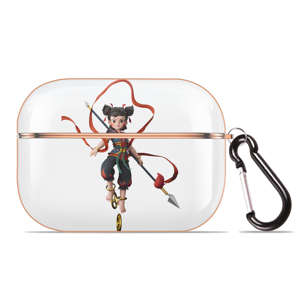 （画像用） Ne Zha 2 ナタ 魔童の大暴れ 【AirPods Pro用】ハードシェル保護ケース｜耐衝撃・防指紋・カラビナ付き商品仕様