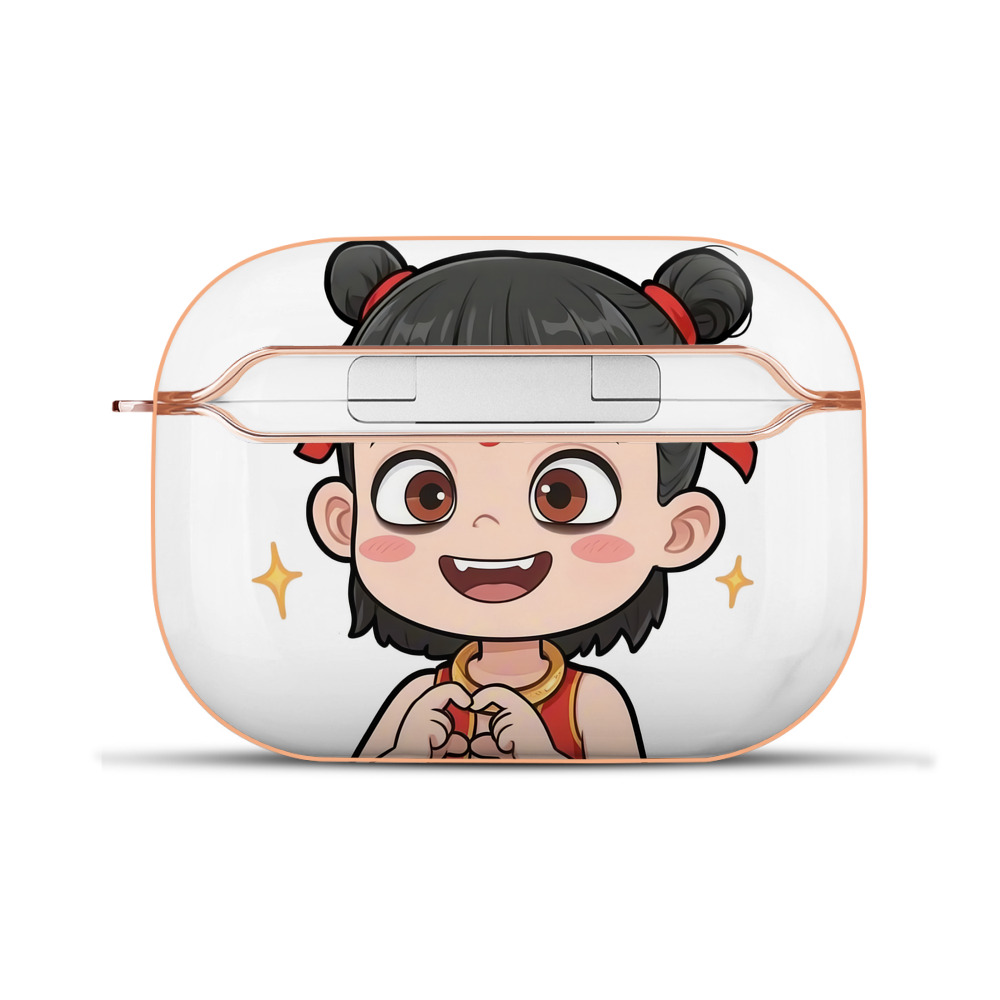 （画像用） Ne Zha 2 ナタ 魔童の大暴れ 【AirPods Pro用】ハードシェル保護ケース｜耐衝撃・防指紋・カラビナ付き商品仕様