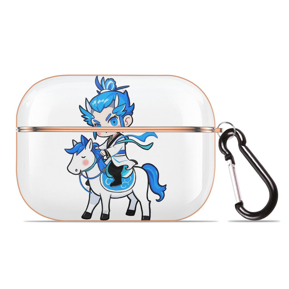 （画像用） Ne Zha 2 ナタ 魔童の大暴れ 【AirPods Pro用】ハードシェル保護ケース｜耐衝撃・防指紋・カラビナ付き商品仕様