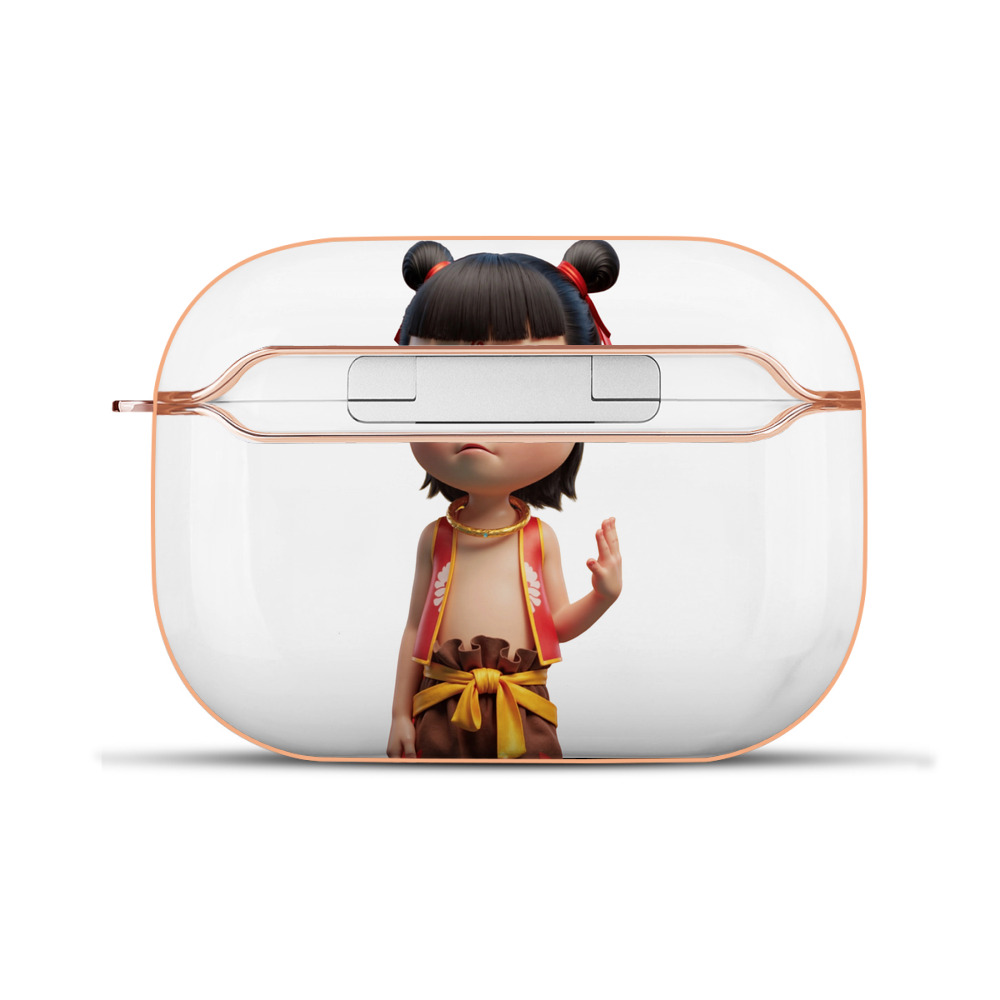 （画像用） Ne Zha 2 ナタ 魔童の大暴れ 【AirPods Pro用】ハードシェル保護ケース｜耐衝撃・防指紋・カラビナ付き商品仕様