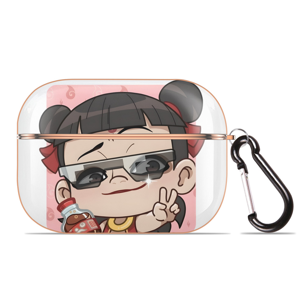 （画像用） Ne Zha 2 ナタ 魔童の大暴れ 【AirPods Pro用】ハードシェル保護ケース｜耐衝撃・防指紋・カラビナ付き商品仕様