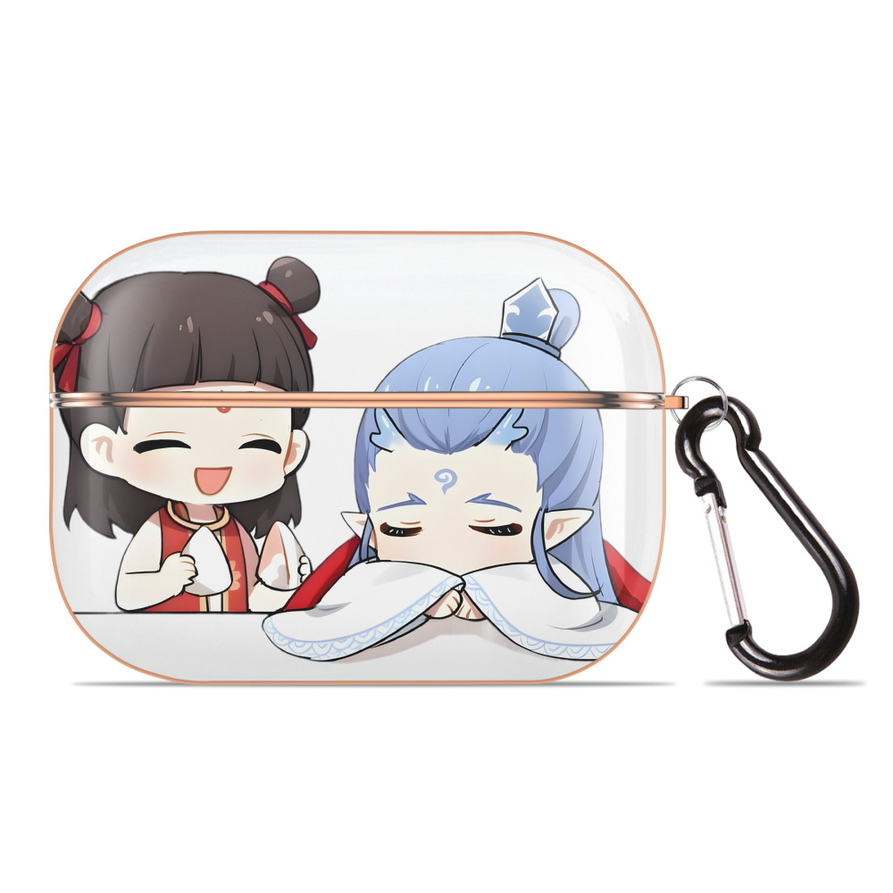 （画像用） Ne Zha 2 ナタ 魔童の大暴れ 【AirPods Pro用】ハードシェル保護ケース｜耐衝撃・防指紋・カラビナ付き商品仕様
