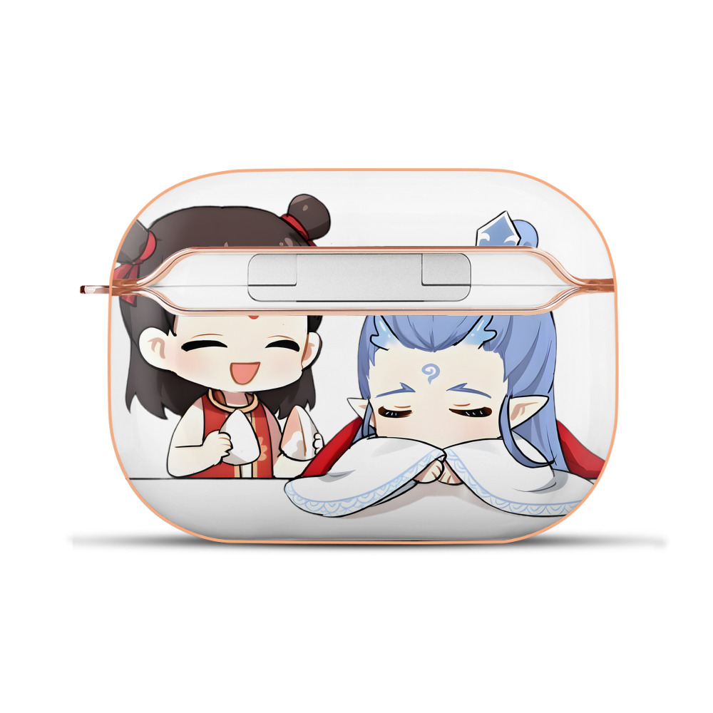 （画像用） Ne Zha 2 ナタ 魔童の大暴れ 【AirPods Pro用】ハードシェル保護ケース｜耐衝撃・防指紋・カラビナ付き商品仕様