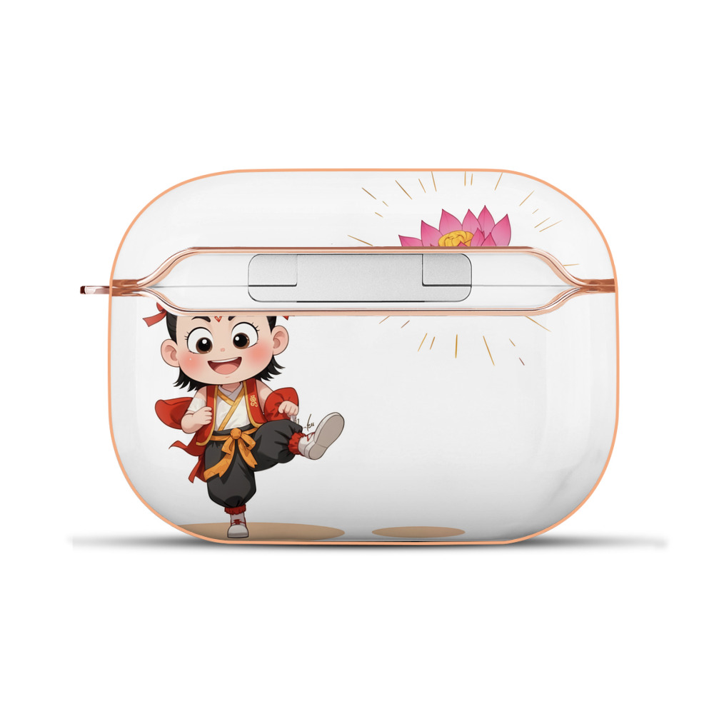 （画像用） Ne Zha 2 ナタ 魔童の大暴れ 【AirPods Pro用】ハードシェル保護ケース｜耐衝撃・防指紋・カラビナ付き商品仕様