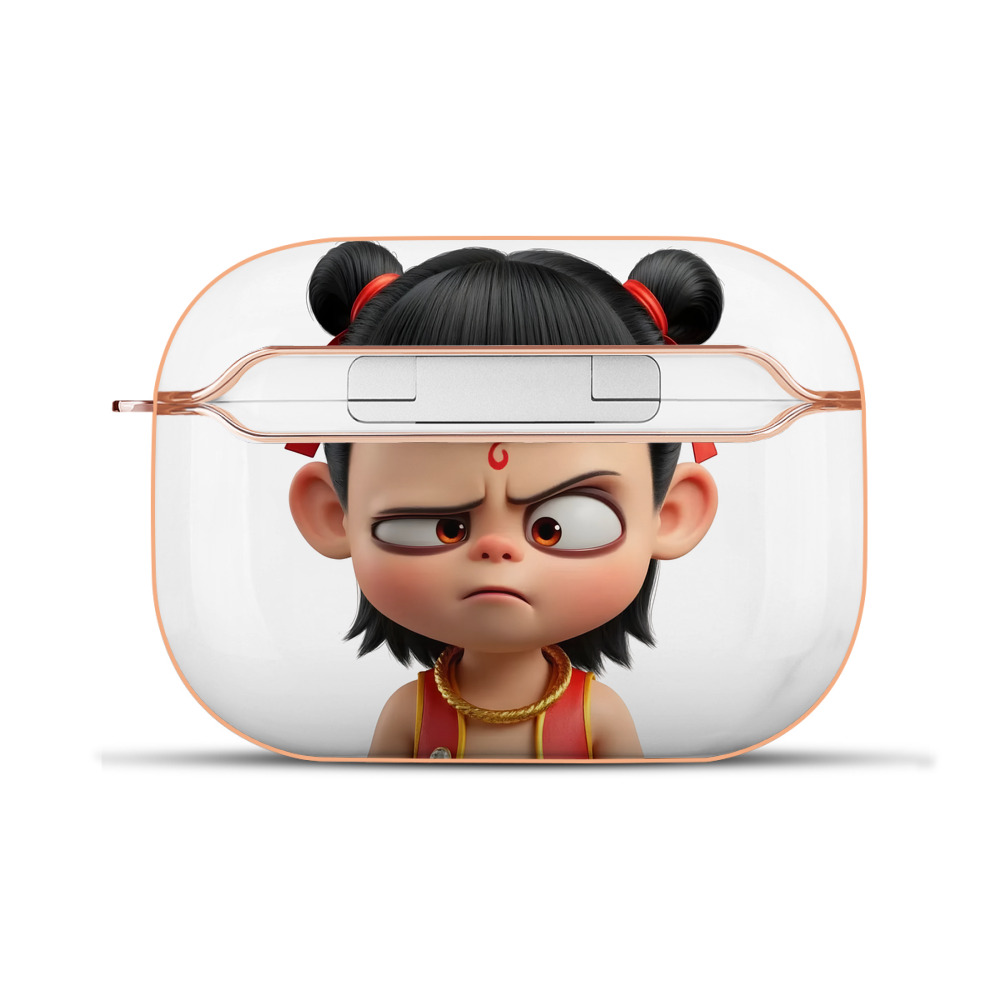 （画像用） Ne Zha 2 ナタ 魔童の大暴れ 【AirPods Pro用】ハードシェル保護ケース｜耐衝撃・防指紋・カラビナ付き商品仕様