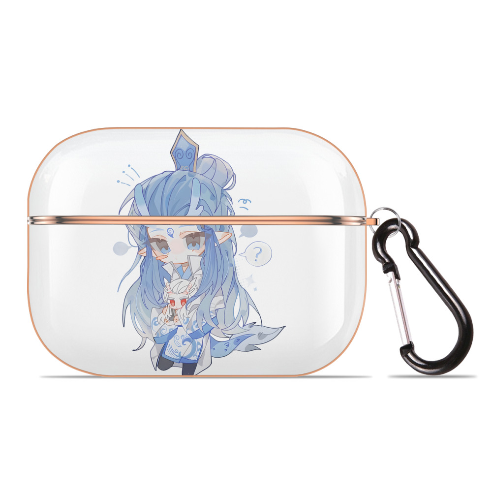 （画像用） Ne Zha 2 ナタ 魔童の大暴れ 【AirPods Pro用】ハードシェル保護ケース｜耐衝撃・防指紋・カラビナ付き商品仕様