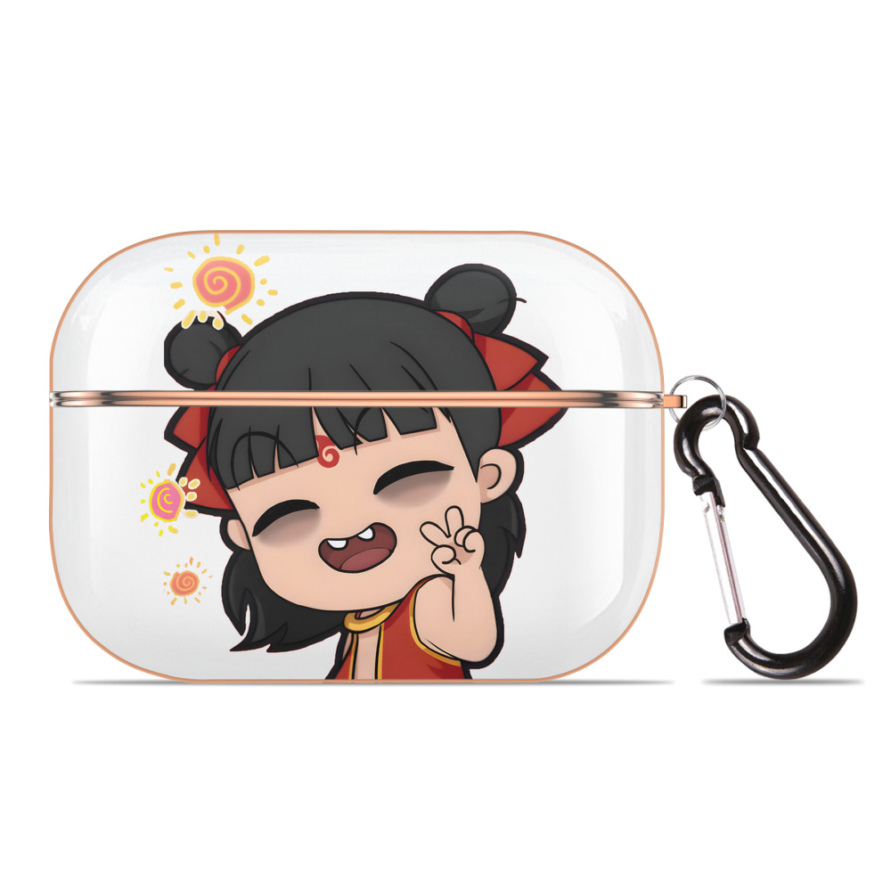 （画像用） Ne Zha 2 ナタ 魔童の大暴れ 【AirPods Pro用】ハードシェル保護ケース｜耐衝撃・防指紋・カラビナ付き商品仕様