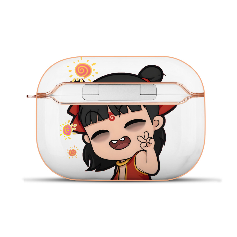 （画像用） Ne Zha 2 ナタ 魔童の大暴れ 【AirPods Pro用】ハードシェル保護ケース｜耐衝撃・防指紋・カラビナ付き商品仕様