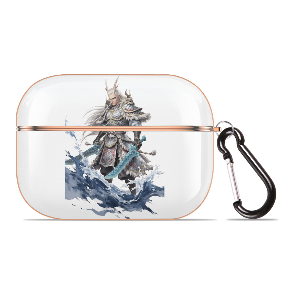 （画像用） Ne Zha 2 ナタ 魔童の大暴れ 【AirPods Pro用】ハードシェル保護ケース｜耐衝撃・防指紋・カラビナ付き商品仕様