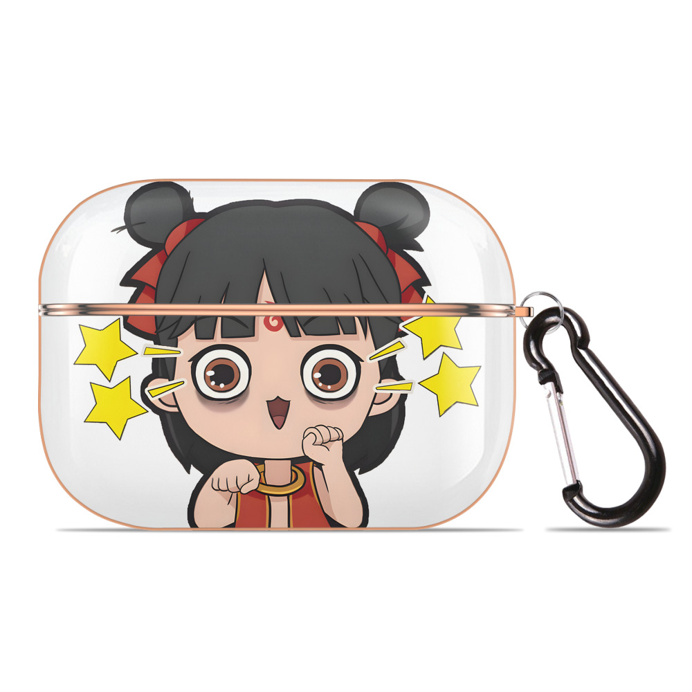 （画像用） Ne Zha 2 ナタ 魔童の大暴れ 【AirPods Pro用】ハードシェル保護ケース｜耐衝撃・防指紋・カラビナ付き商品仕様