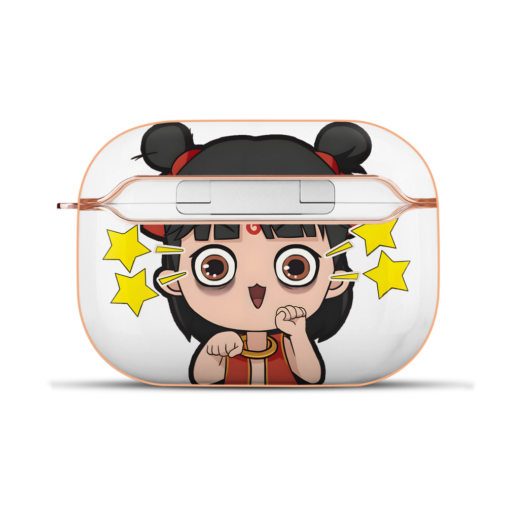 （画像用） Ne Zha 2 ナタ 魔童の大暴れ 【AirPods Pro用】ハードシェル保護ケース｜耐衝撃・防指紋・カラビナ付き商品仕様