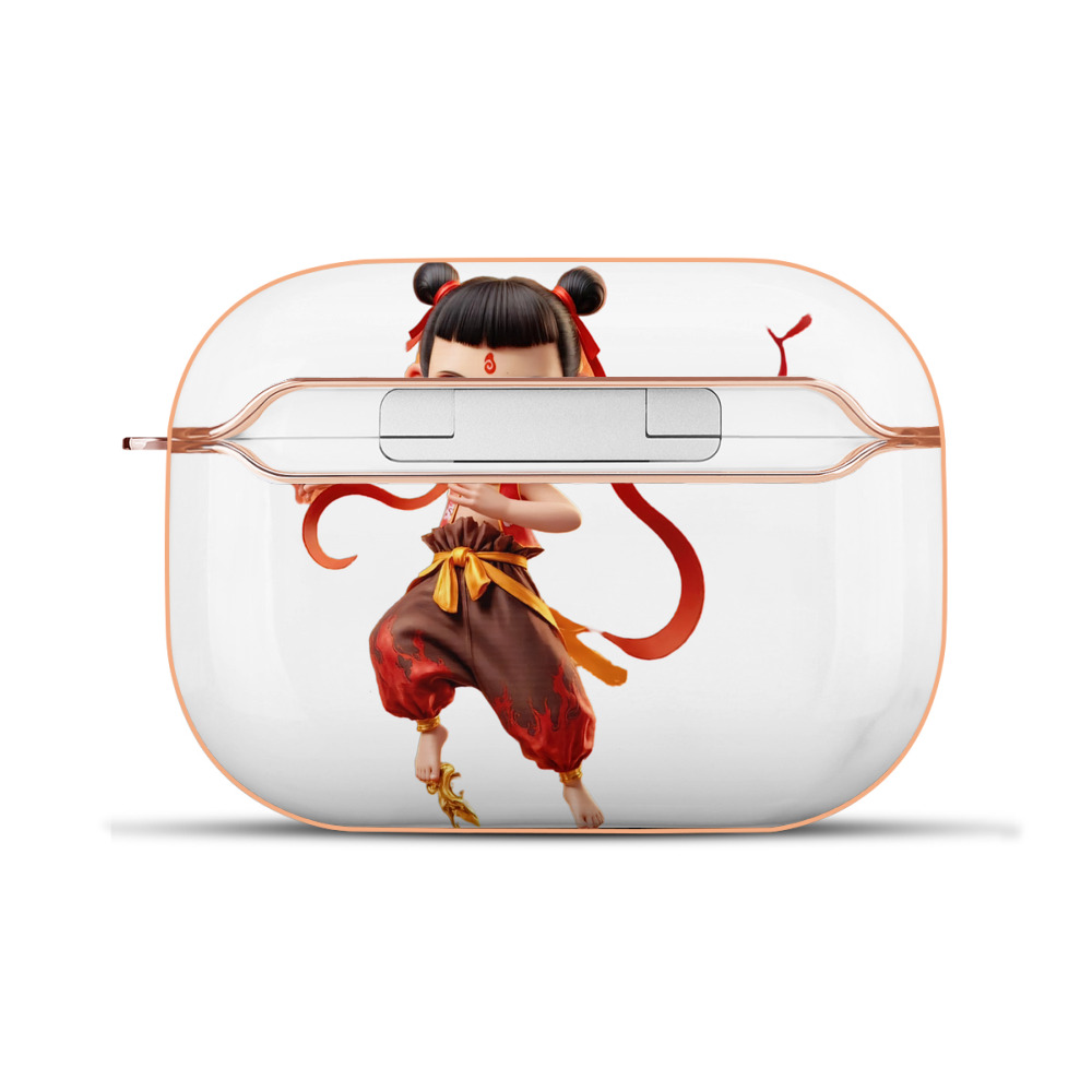 （画像用） Ne Zha 2 ナタ 魔童の大暴れ 【AirPods Pro用】ハードシェル保護ケース｜耐衝撃・防指紋・カラビナ付き商品仕様