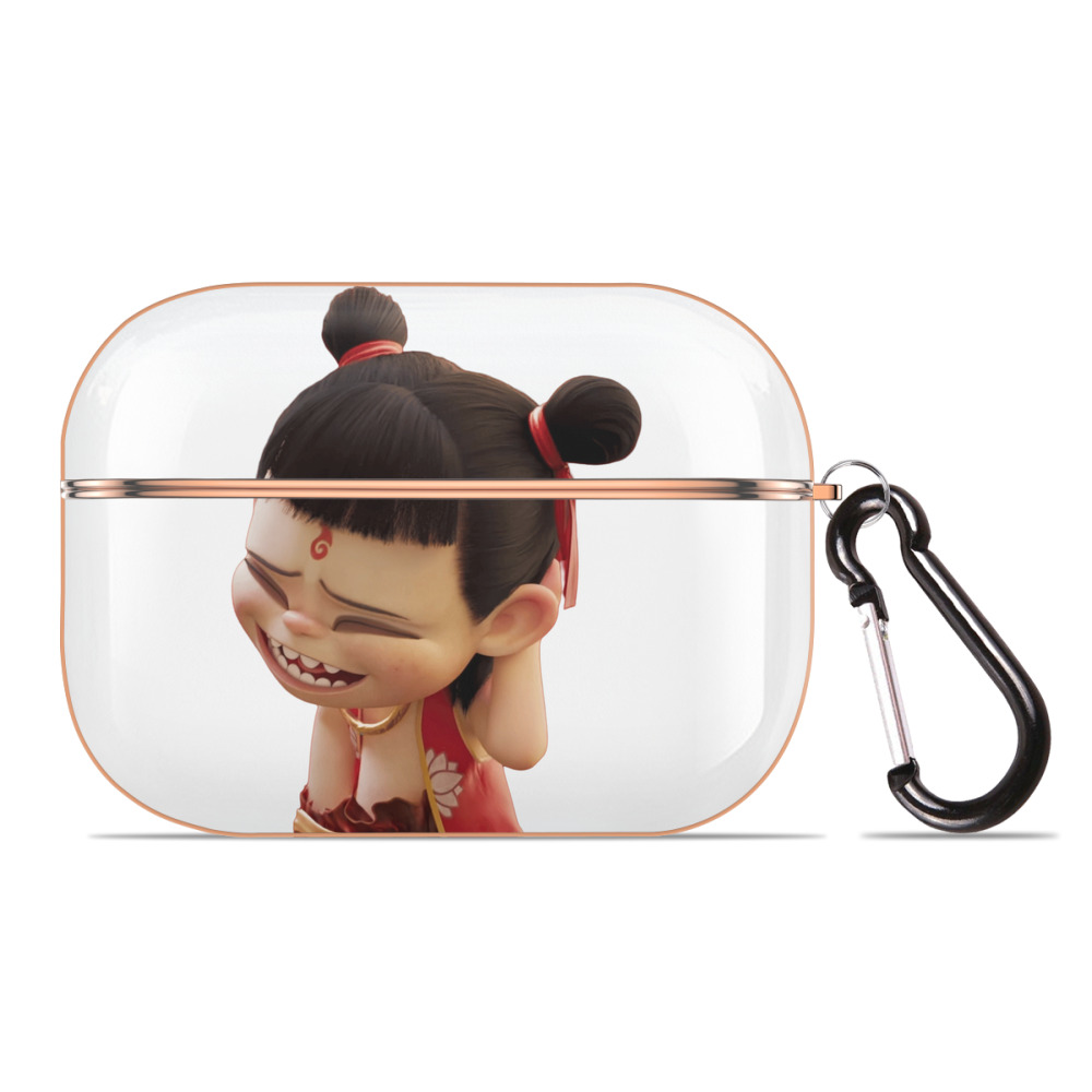 （画像用） Ne Zha 2 ナタ 魔童の大暴れ 【AirPods Pro用】ハードシェル保護ケース｜耐衝撃・防指紋・カラビナ付き商品仕様