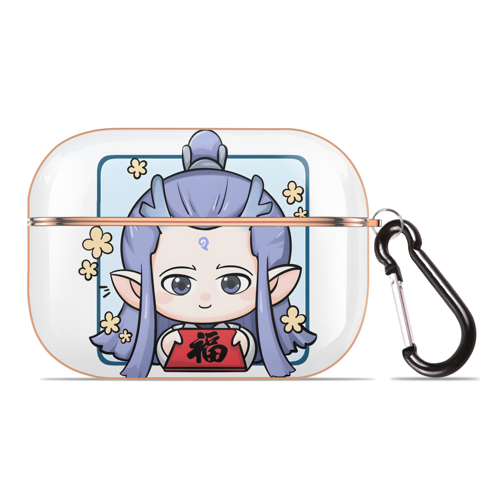 （画像用） Ne Zha 2 ナタ 魔童の大暴れ 【AirPods Pro用】ハードシェル保護ケース｜耐衝撃・防指紋・カラビナ付き商品仕様