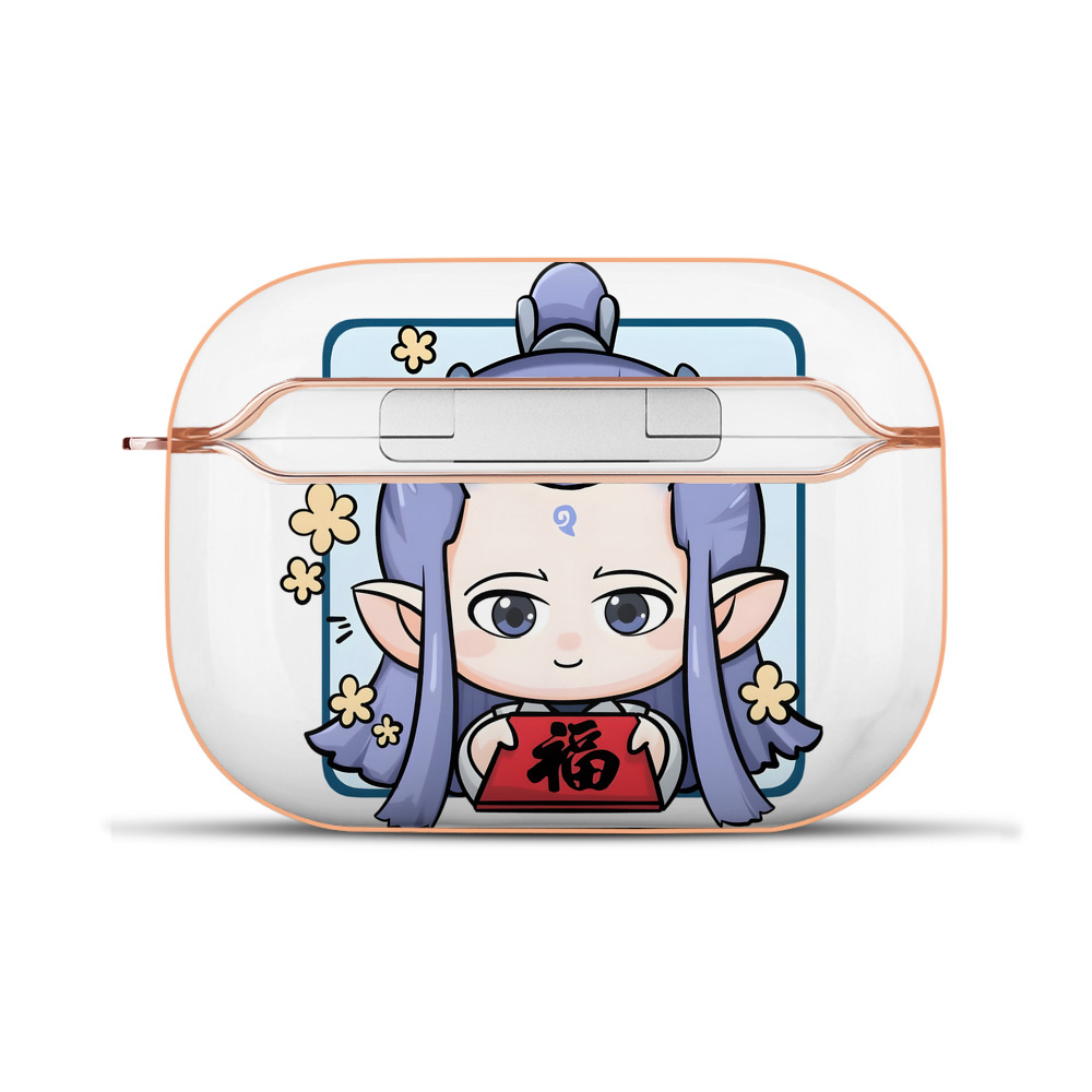 （画像用） Ne Zha 2 ナタ 魔童の大暴れ 【AirPods Pro用】ハードシェル保護ケース｜耐衝撃・防指紋・カラビナ付き商品仕様