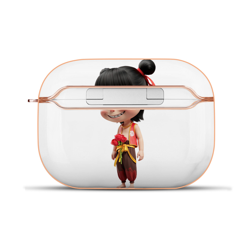 （画像用） Ne Zha 2 ナタ 魔童の大暴れ 【AirPods Pro用】ハードシェル保護ケース｜耐衝撃・防指紋・カラビナ付き商品仕様