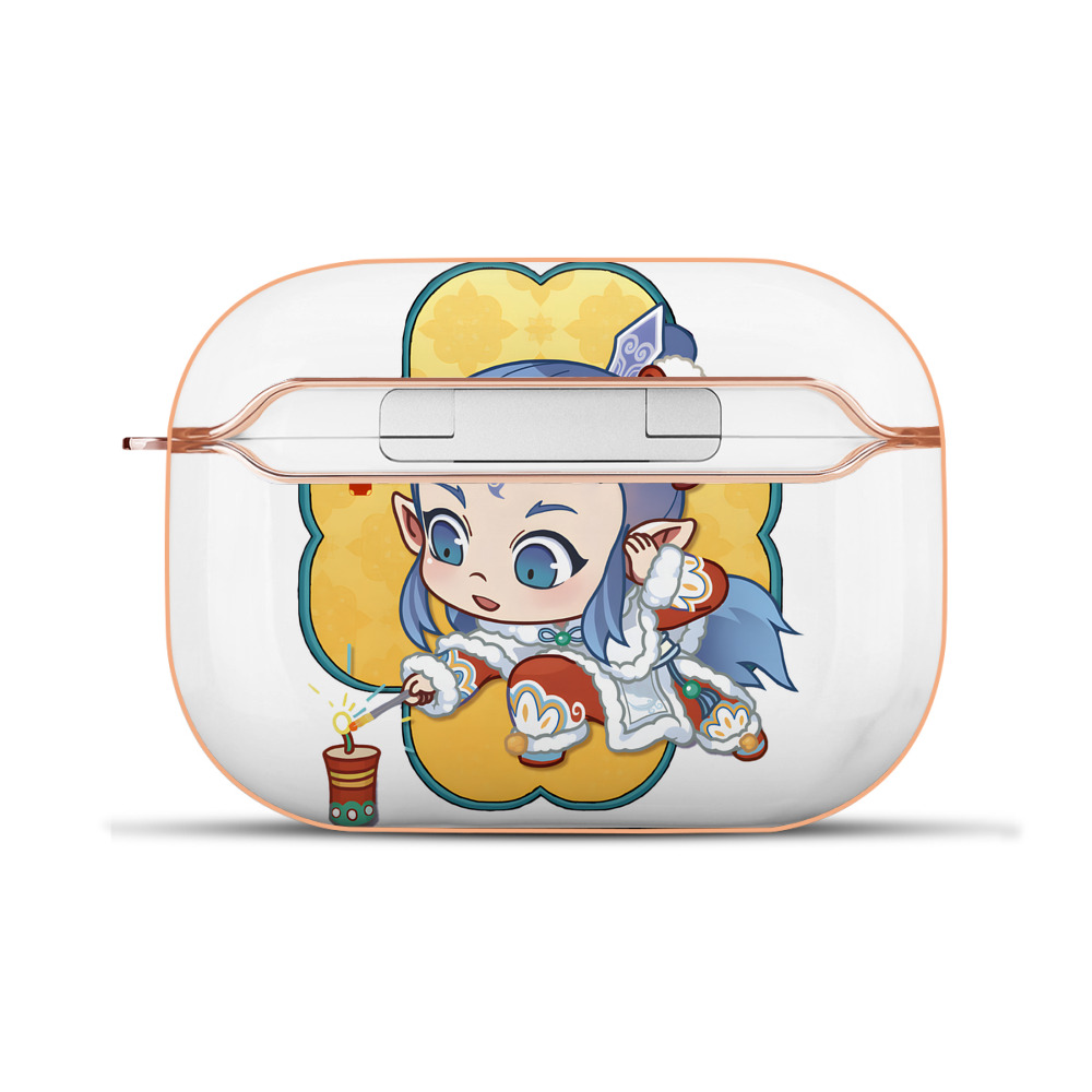 （画像用） Ne Zha 2 ナタ 魔童の大暴れ 【AirPods Pro用】ハードシェル保護ケース｜耐衝撃・防指紋・カラビナ付き商品仕様