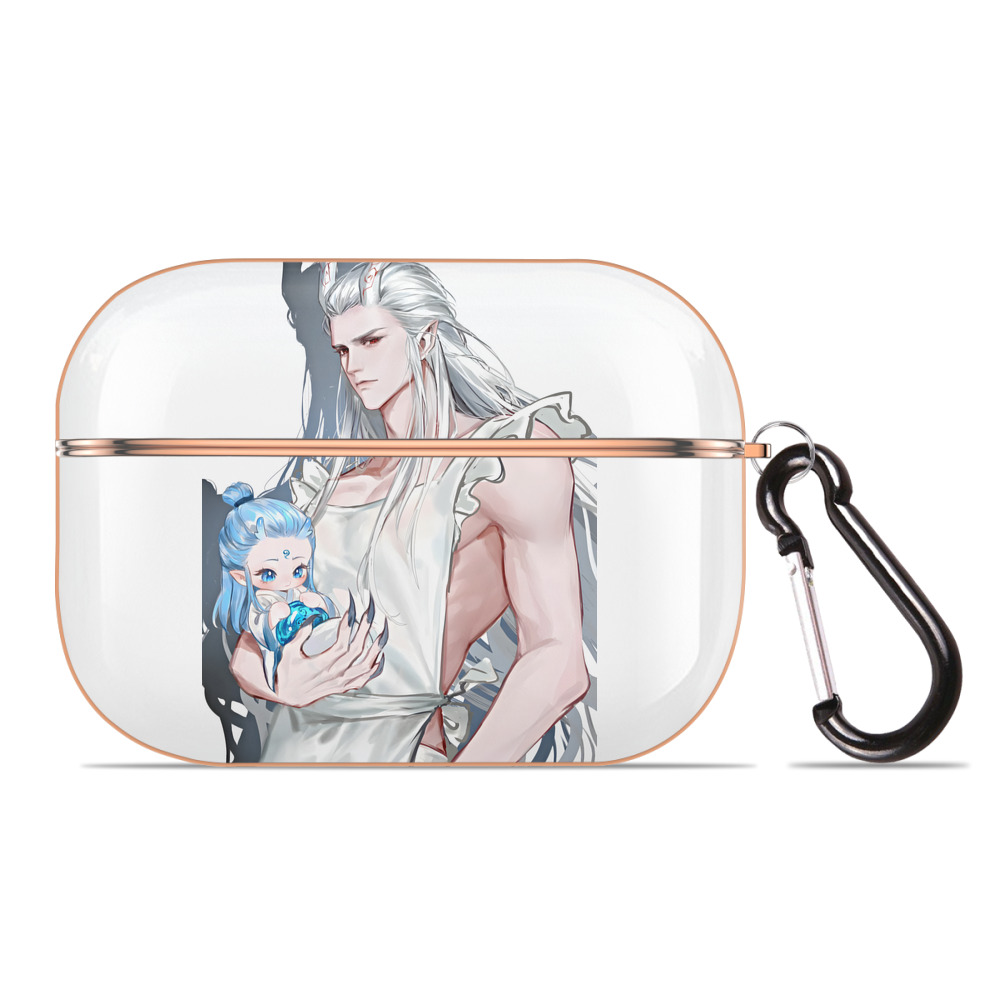 （画像用） Ne Zha 2 ナタ 魔童の大暴れ 【AirPods Pro用】ハードシェル保護ケース｜耐衝撃・防指紋・カラビナ付き商品仕様