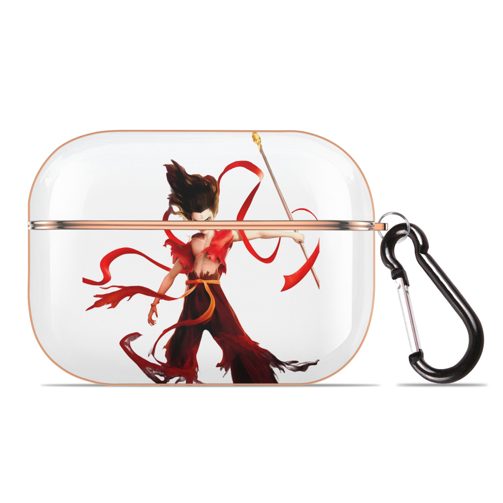 （画像用） Ne Zha 2 ナタ 魔童の大暴れ 【AirPods Pro用】ハードシェル保護ケース｜耐衝撃・防指紋・カラビナ付き商品仕様