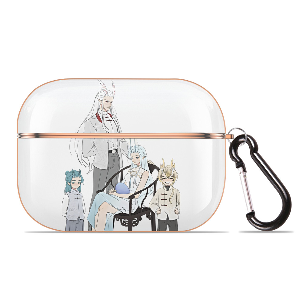 （画像用） Ne Zha 2 ナタ 魔童の大暴れ 【AirPods Pro用】ハードシェル保護ケース｜耐衝撃・防指紋・カラビナ付き商品仕様