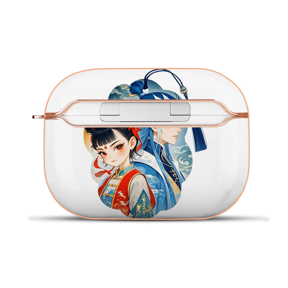 （画像用） Ne Zha 2 ナタ 魔童の大暴れ 【AirPods Pro用】ハードシェル保護ケース｜耐衝撃・防指紋・カラビナ付き商品仕様