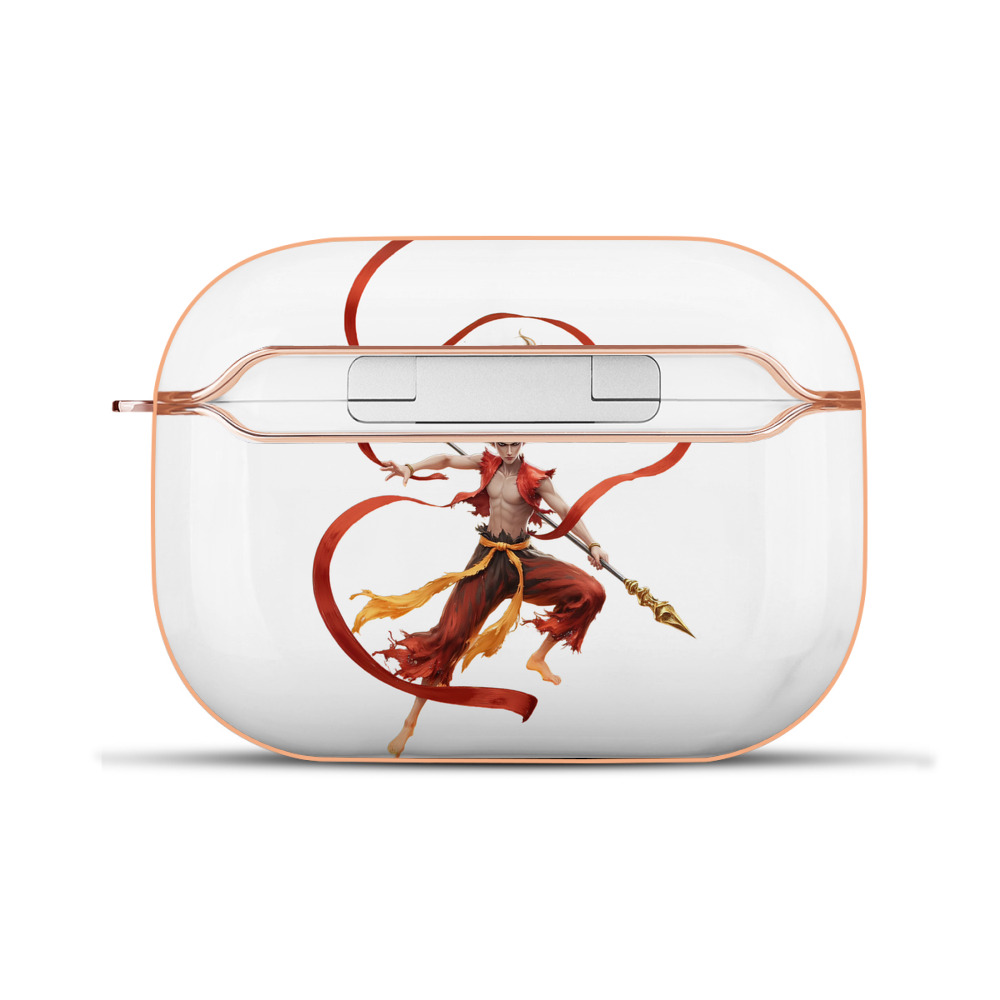 （画像用） Ne Zha 2 ナタ 魔童の大暴れ 【AirPods Pro用】ハードシェル保護ケース｜耐衝撃・防指紋・カラビナ付き商品仕様