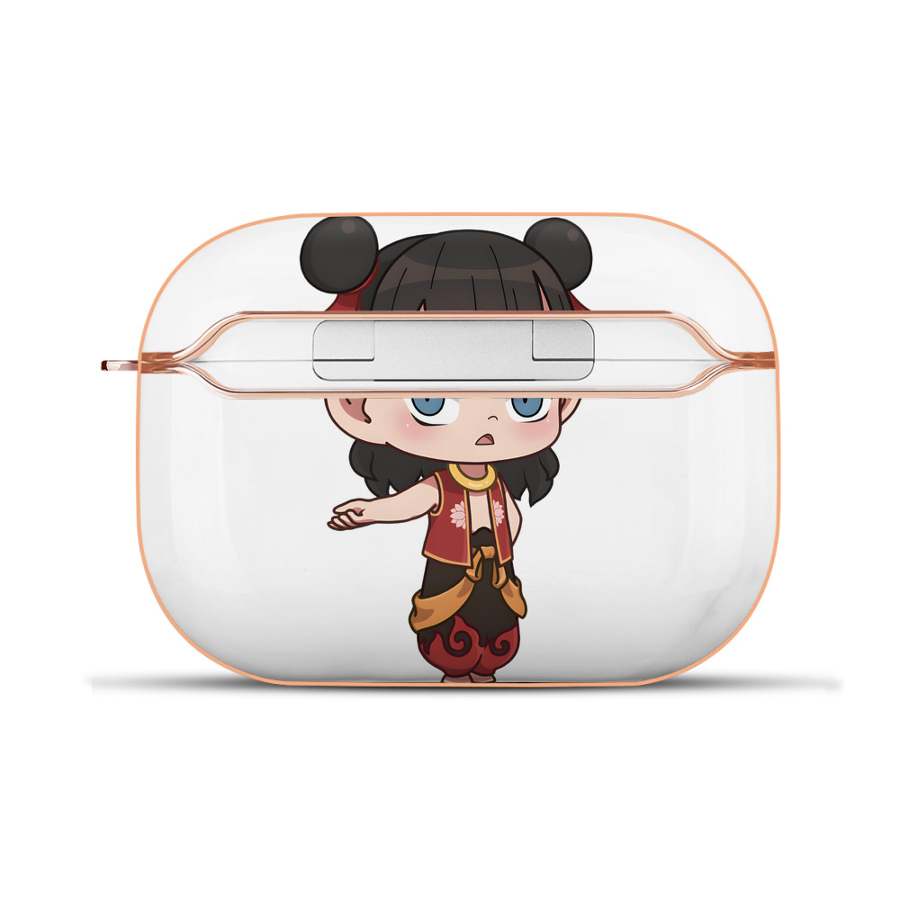 （画像用） Ne Zha 2 ナタ 魔童の大暴れ 【AirPods Pro用】ハードシェル保護ケース｜耐衝撃・防指紋・カラビナ付き商品仕様