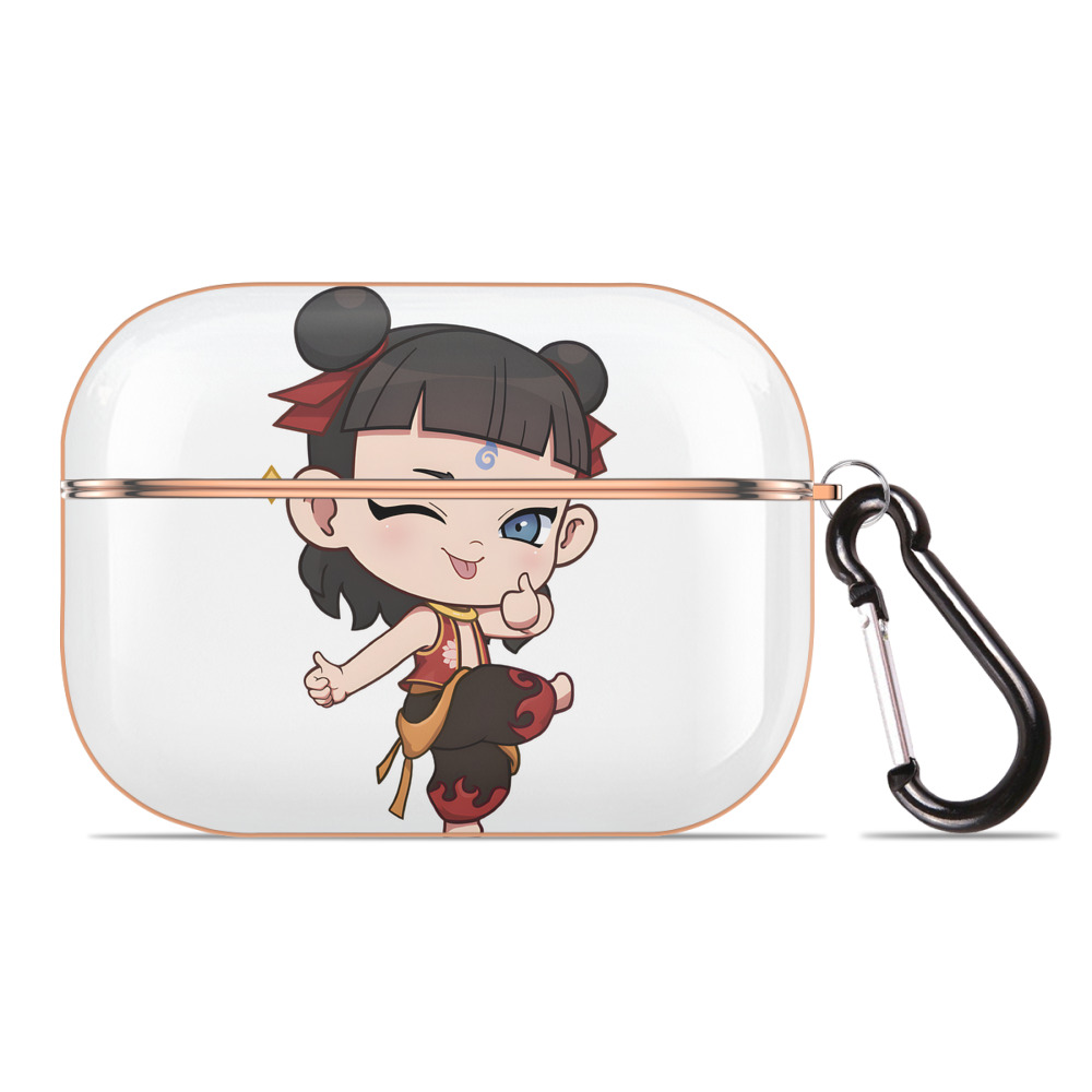 （画像用） Ne Zha 2 ナタ 魔童の大暴れ 【AirPods Pro用】ハードシェル保護ケース｜耐衝撃・防指紋・カラビナ付き商品仕様