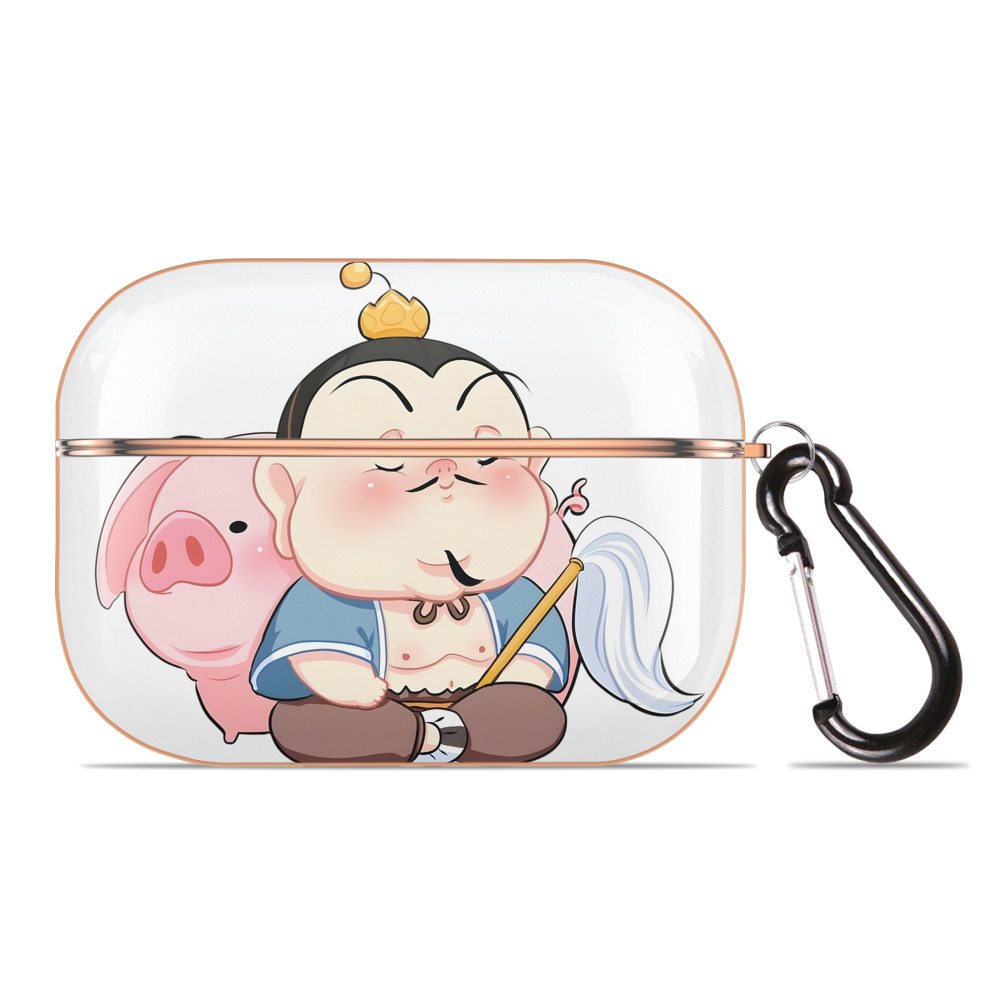 （画像用） Ne Zha 2 ナタ 魔童の大暴れ 【AirPods Pro用】ハードシェル保護ケース｜耐衝撃・防指紋・カラビナ付き商品仕様