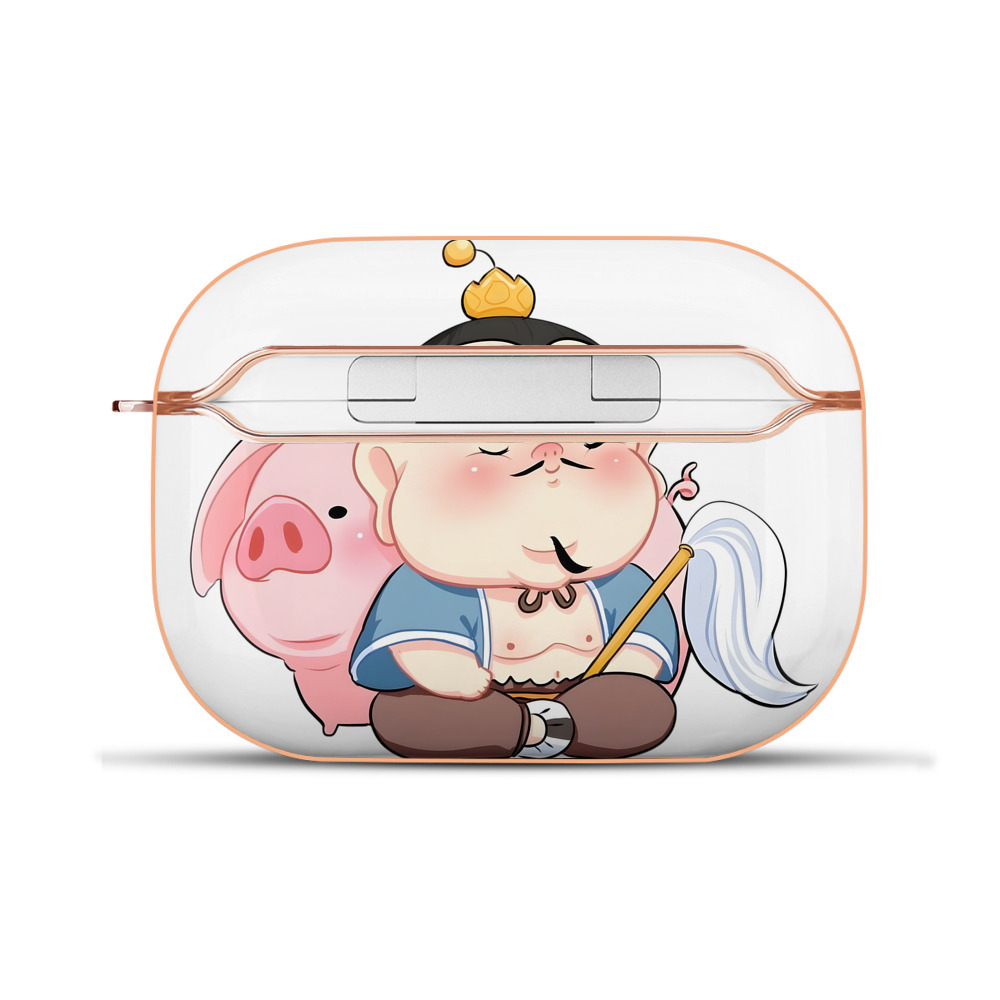（画像用） Ne Zha 2 ナタ 魔童の大暴れ 【AirPods Pro用】ハードシェル保護ケース｜耐衝撃・防指紋・カラビナ付き商品仕様