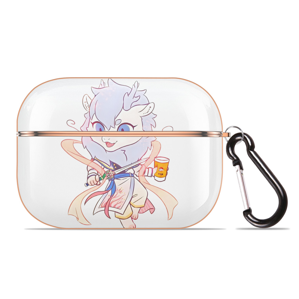 （画像用） Ne Zha 2 ナタ 魔童の大暴れ 【AirPods Pro用】ハードシェル保護ケース｜耐衝撃・防指紋・カラビナ付き商品仕様