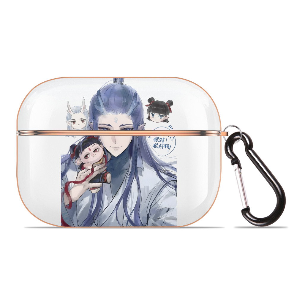 （画像用） Ne Zha 2 ナタ 魔童の大暴れ 【AirPods Pro用】ハードシェル保護ケース｜耐衝撃・防指紋・カラビナ付き商品仕様
