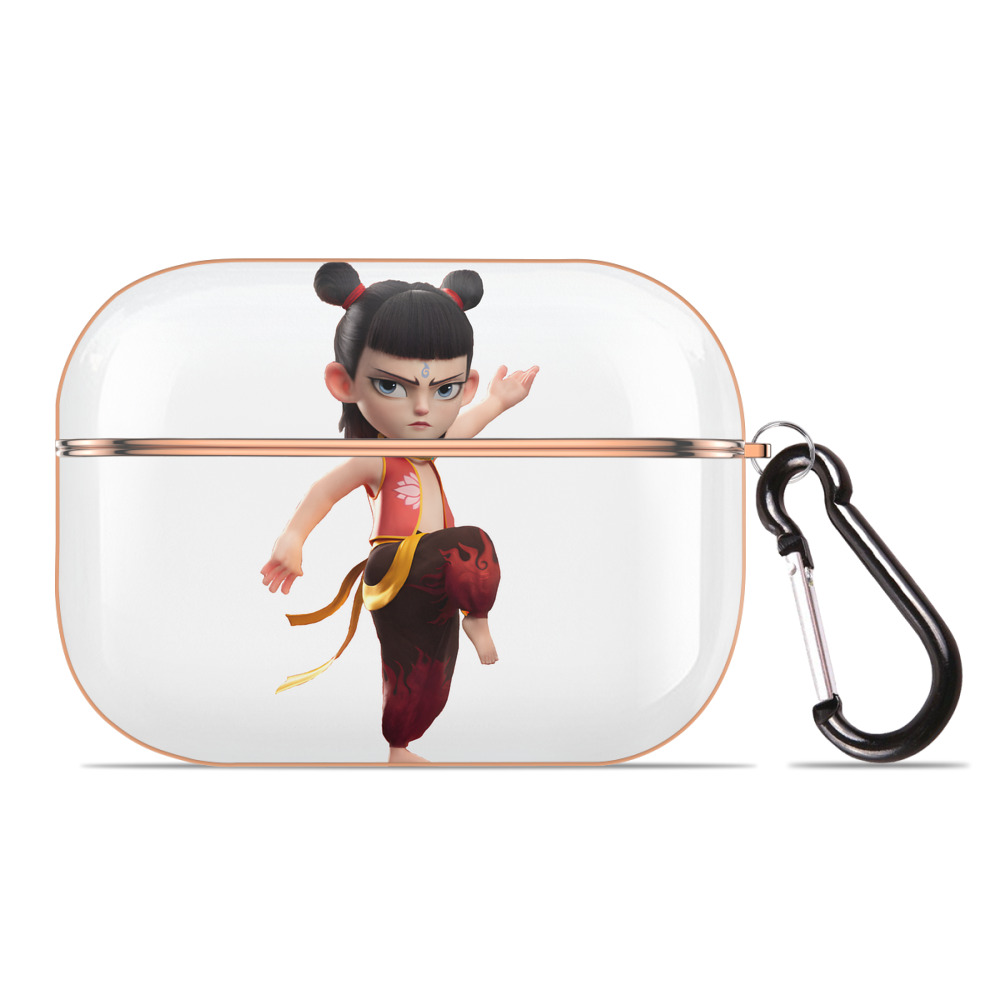 （画像用） Ne Zha 2 ナタ 魔童の大暴れ 【AirPods Pro用】ハードシェル保護ケース｜耐衝撃・防指紋・カラビナ付き商品仕様