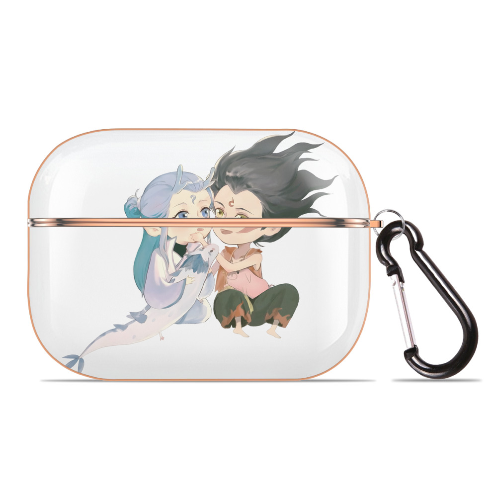 （画像用） Ne Zha 2 ナタ 魔童の大暴れ 【AirPods Pro用】ハードシェル保護ケース｜耐衝撃・防指紋・カラビナ付き商品仕様