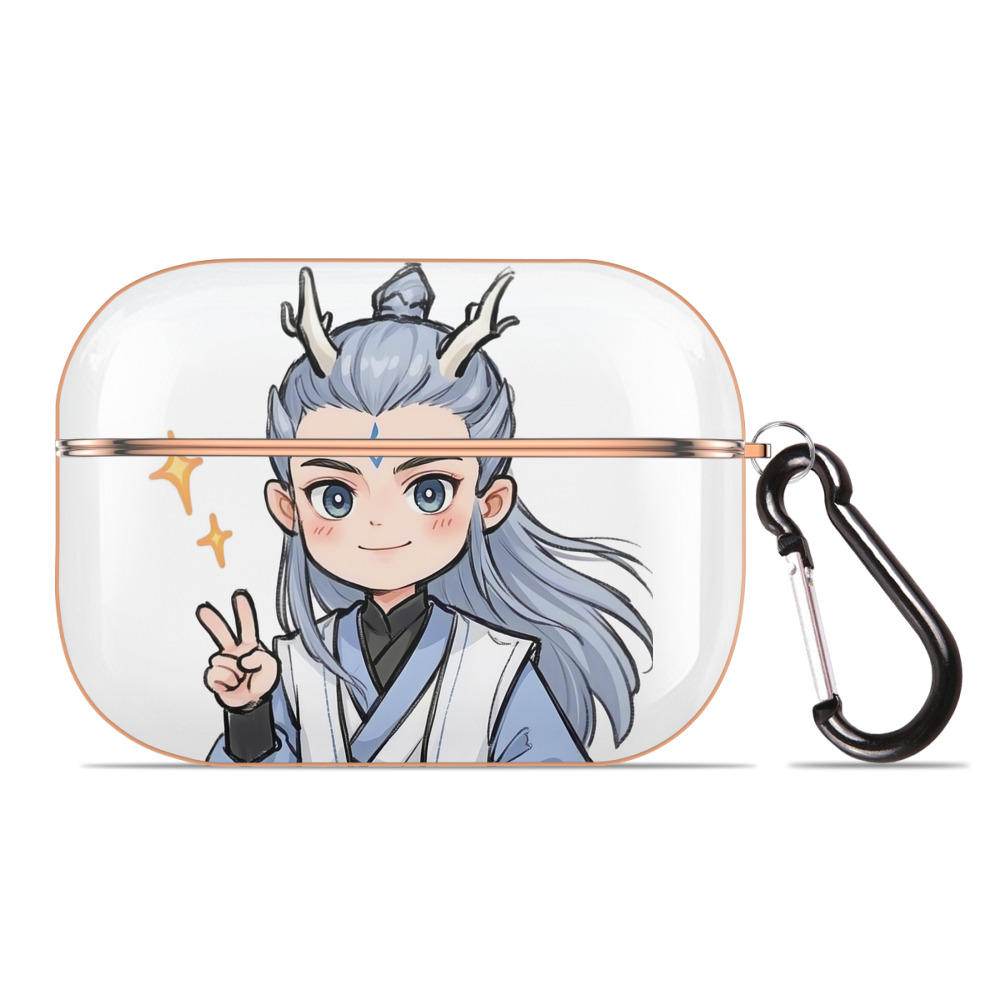 （画像用） Ne Zha 2 ナタ 魔童の大暴れ 【AirPods Pro用】ハードシェル保護ケース｜耐衝撃・防指紋・カラビナ付き商品仕様