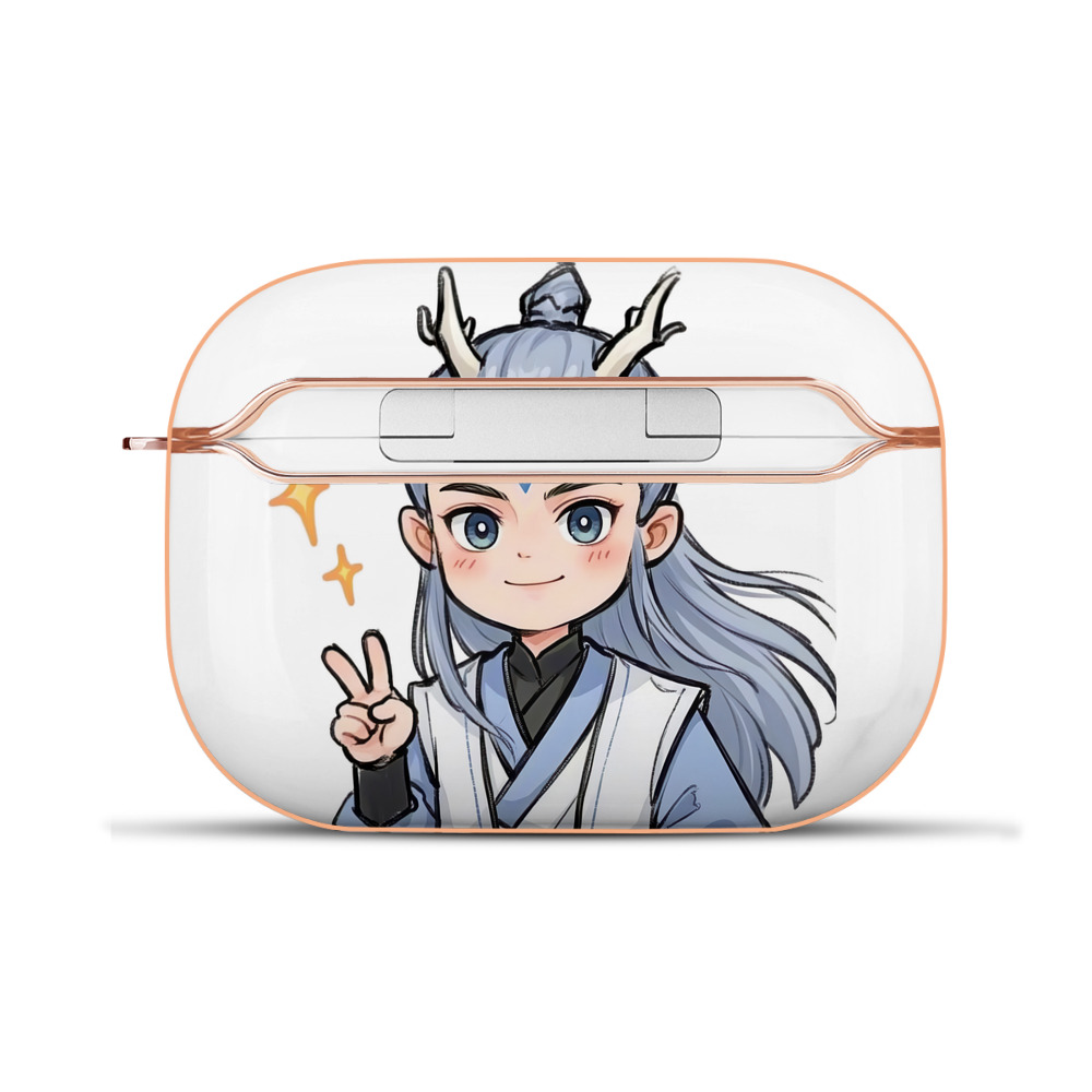 （画像用） Ne Zha 2 ナタ 魔童の大暴れ 【AirPods Pro用】ハードシェル保護ケース｜耐衝撃・防指紋・カラビナ付き商品仕様