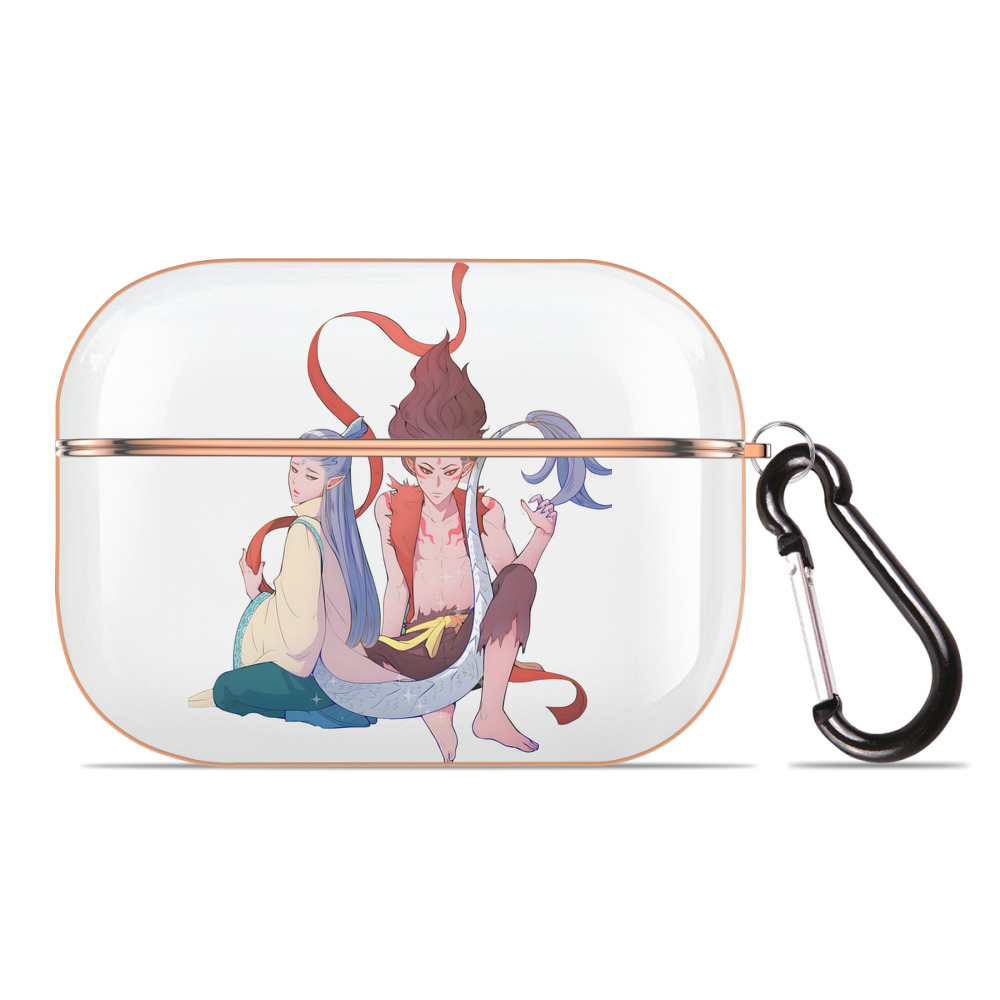 （画像用） Ne Zha 2 ナタ 魔童の大暴れ 【AirPods Pro用】ハードシェル保護ケース｜耐衝撃・防指紋・カラビナ付き商品仕様