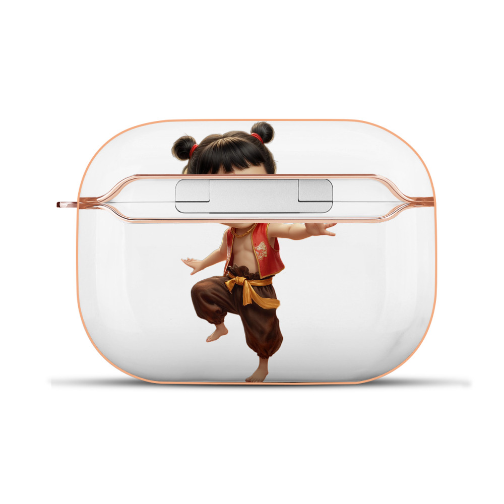 （画像用） Ne Zha 2 ナタ 魔童の大暴れ 【AirPods Pro用】ハードシェル保護ケース｜耐衝撃・防指紋・カラビナ付き商品仕様