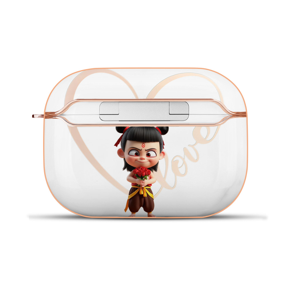（画像用） Ne Zha 2 ナタ 魔童の大暴れ 【AirPods Pro用】ハードシェル保護ケース｜耐衝撃・防指紋・カラビナ付き商品仕様