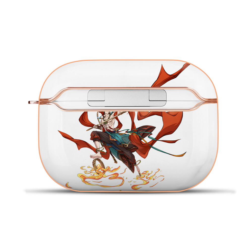 （画像用） Ne Zha 2 ナタ 魔童の大暴れ 【AirPods Pro用】ハードシェル保護ケース｜耐衝撃・防指紋・カラビナ付き商品仕様