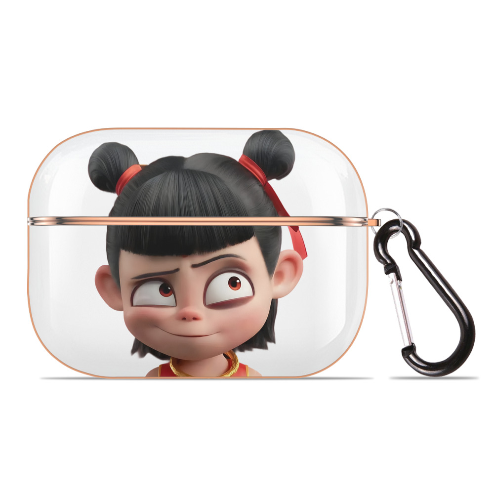（画像用） Ne Zha 2 ナタ 魔童の大暴れ 【AirPods Pro用】ハードシェル保護ケース｜耐衝撃・防指紋・カラビナ付き商品仕様