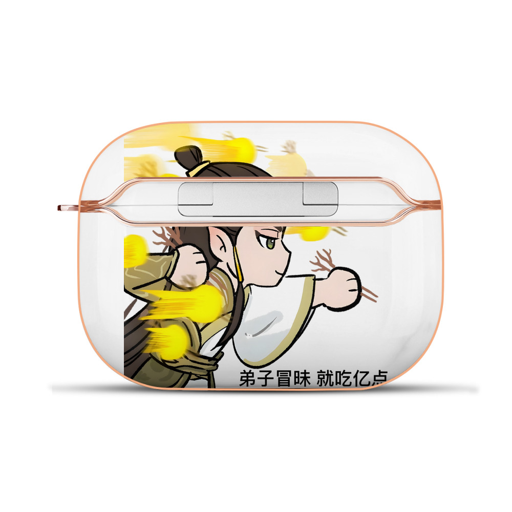 （画像用） Ne Zha 2 ナタ 魔童の大暴れ 【AirPods Pro用】ハードシェル保護ケース｜耐衝撃・防指紋・カラビナ付き商品仕様
