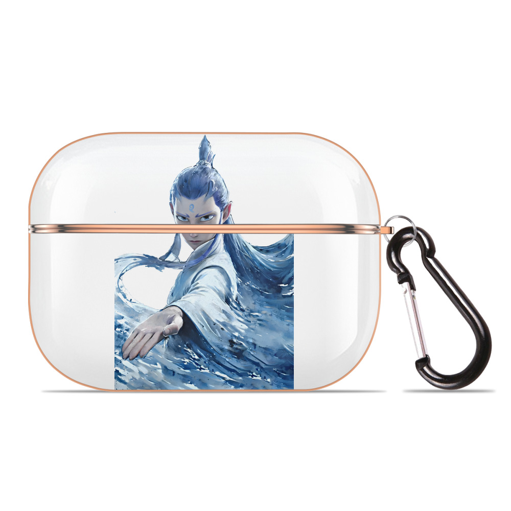 （画像用） Ne Zha 2 ナタ 魔童の大暴れ 【AirPods Pro用】ハードシェル保護ケース｜耐衝撃・防指紋・カラビナ付き商品仕様