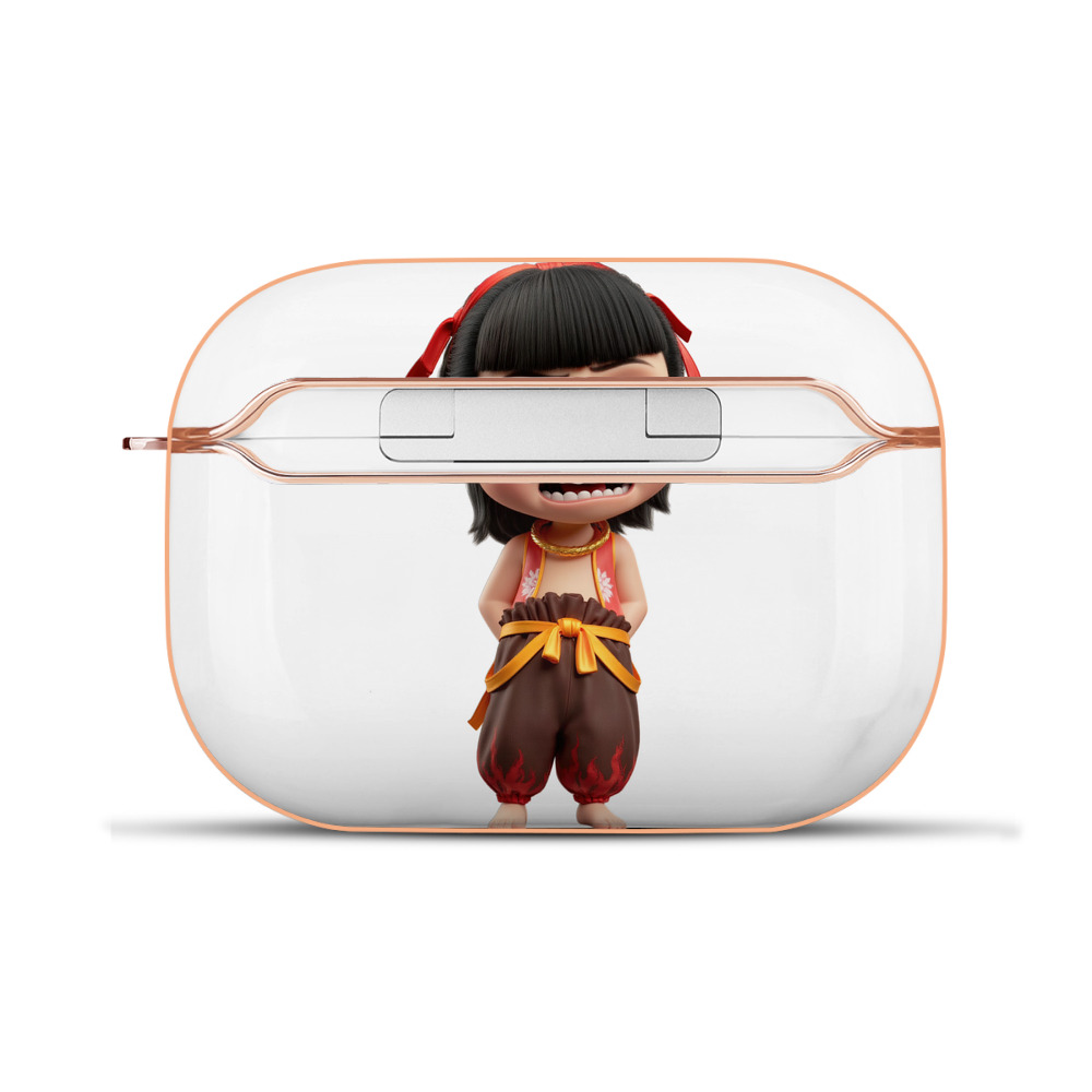 （画像用） Ne Zha 2 ナタ 魔童の大暴れ 【AirPods Pro用】ハードシェル保護ケース｜耐衝撃・防指紋・カラビナ付き商品仕様