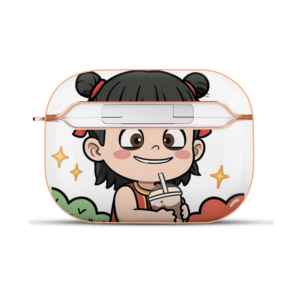 （画像用） Ne Zha 2 ナタ 魔童の大暴れ 【AirPods Pro用】ハードシェル保護ケース｜耐衝撃・防指紋・カラビナ付き商品仕様