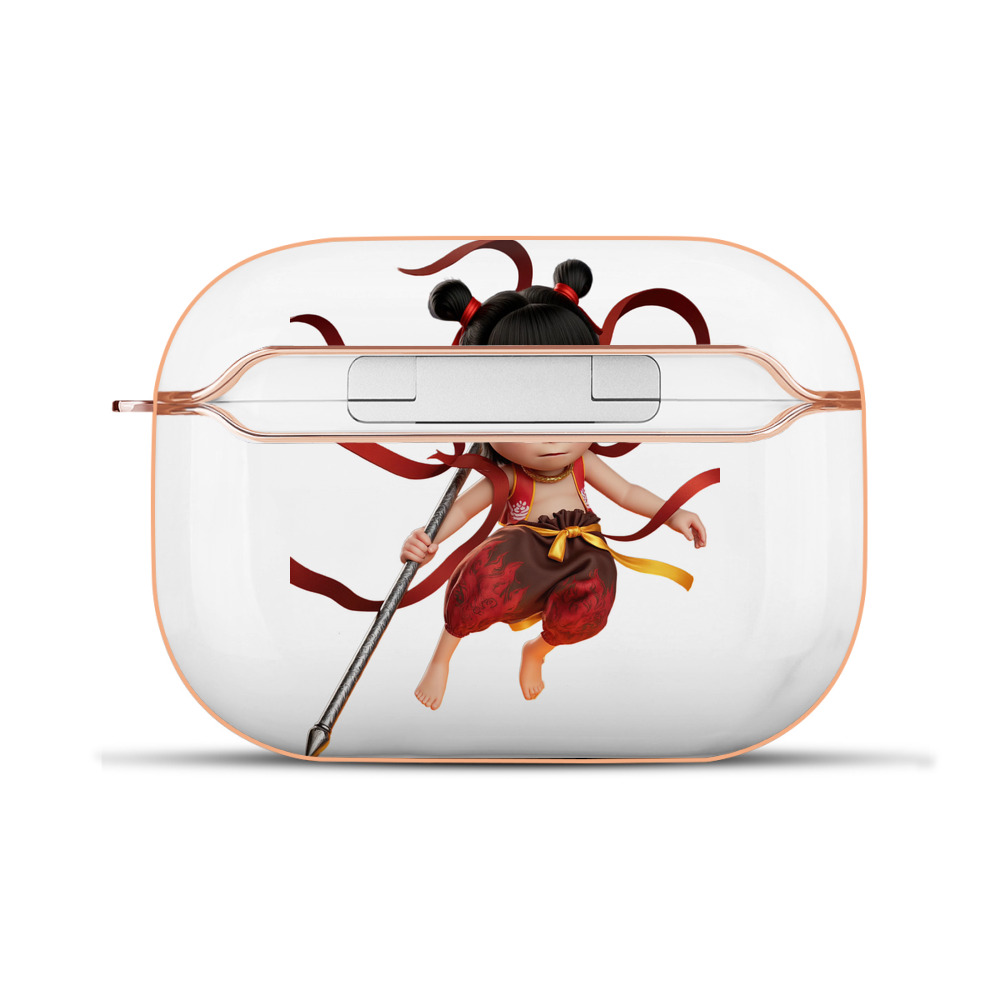 （画像用） Ne Zha 2 ナタ 魔童の大暴れ 【AirPods Pro用】ハードシェル保護ケース｜耐衝撃・防指紋・カラビナ付き商品仕様