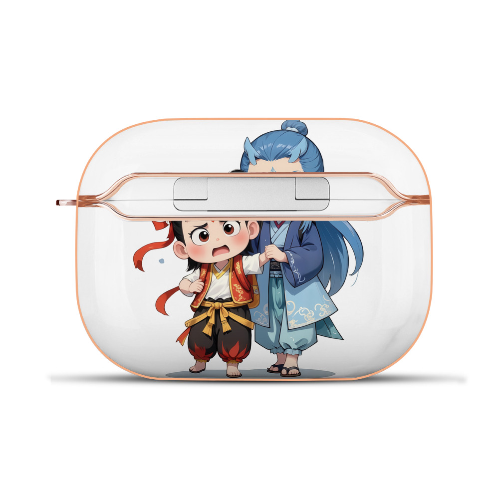 （画像用） Ne Zha 2 ナタ 魔童の大暴れ 【AirPods Pro用】ハードシェル保護ケース｜耐衝撃・防指紋・カラビナ付き商品仕様